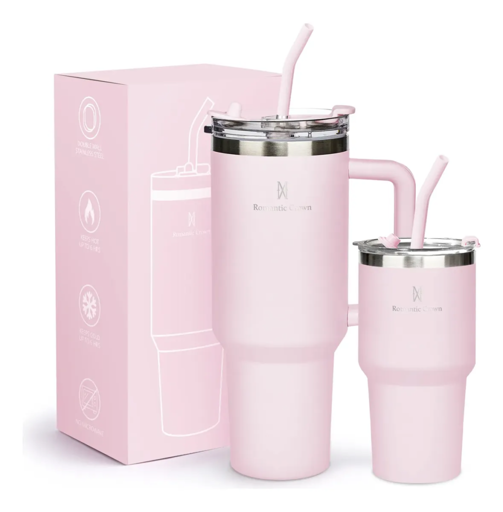 Kit Copo Térmico 1.2L e 600ml Inox